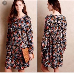 Anthropologie rifle paper co dress